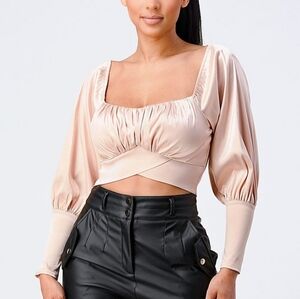 Champaign Peasant Top